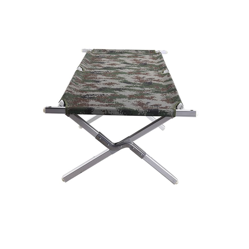 Kingray Camouflaged Steel Military Cot 01