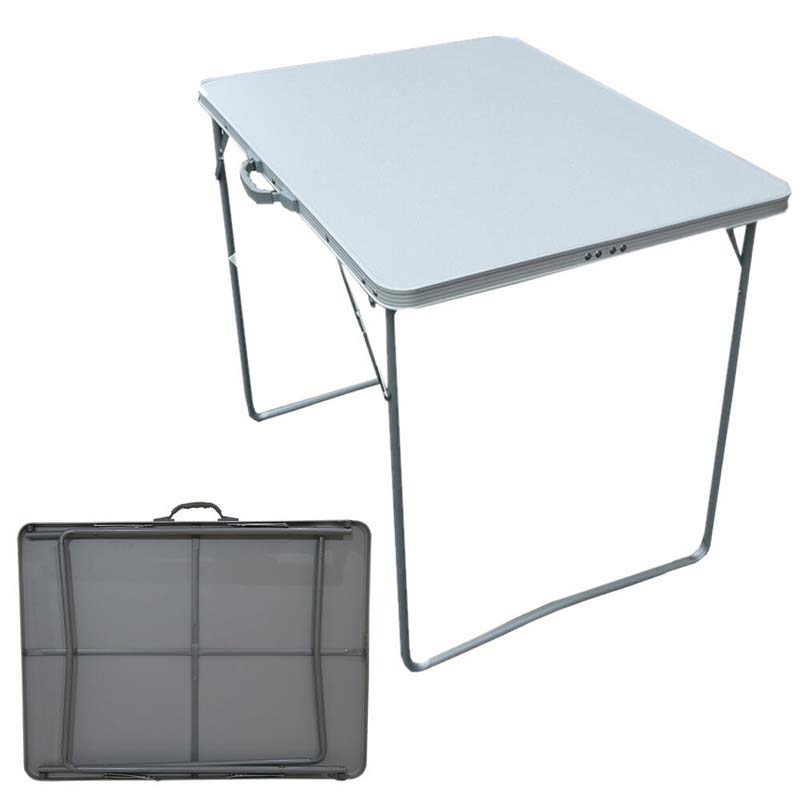 Table de camping légère Table pliante en acier inoxydable