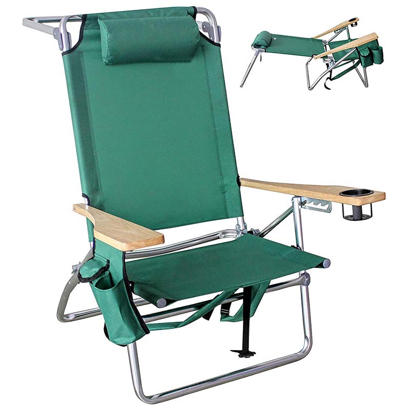 Chaise de plage légère en aluminium