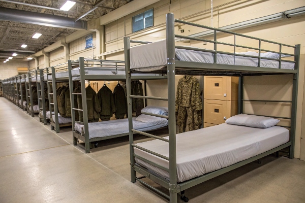 metal frame bunk beds